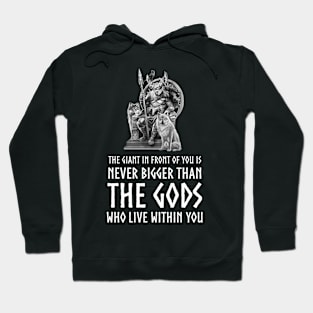 Motivational & Inspiring Viking Mythology Norse God Odin Hoodie